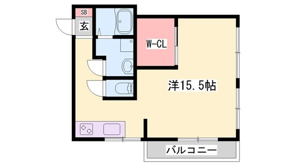 西明石駅 徒歩2分 3階の物件間取画像